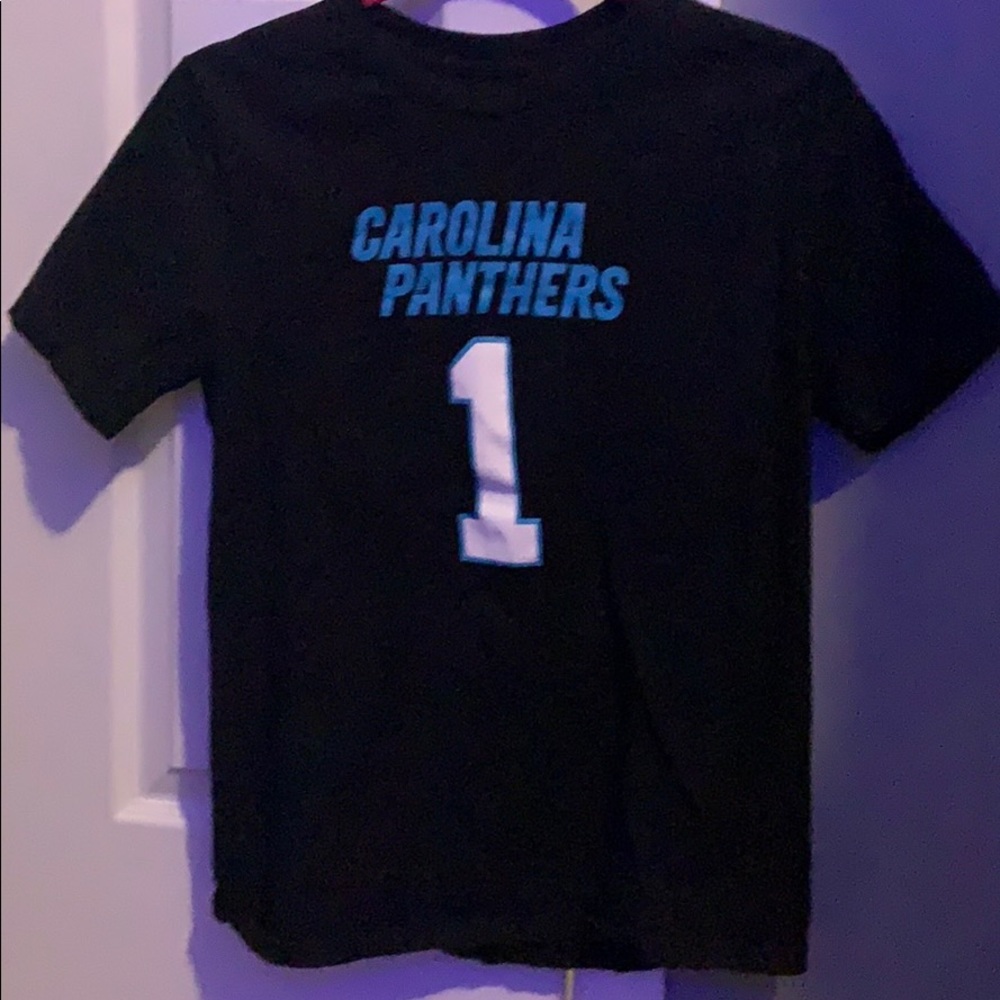 carolina panthers girls 14/16 tshirt